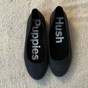 ** DONATED ** Hush Puppies Black Ballet Flats